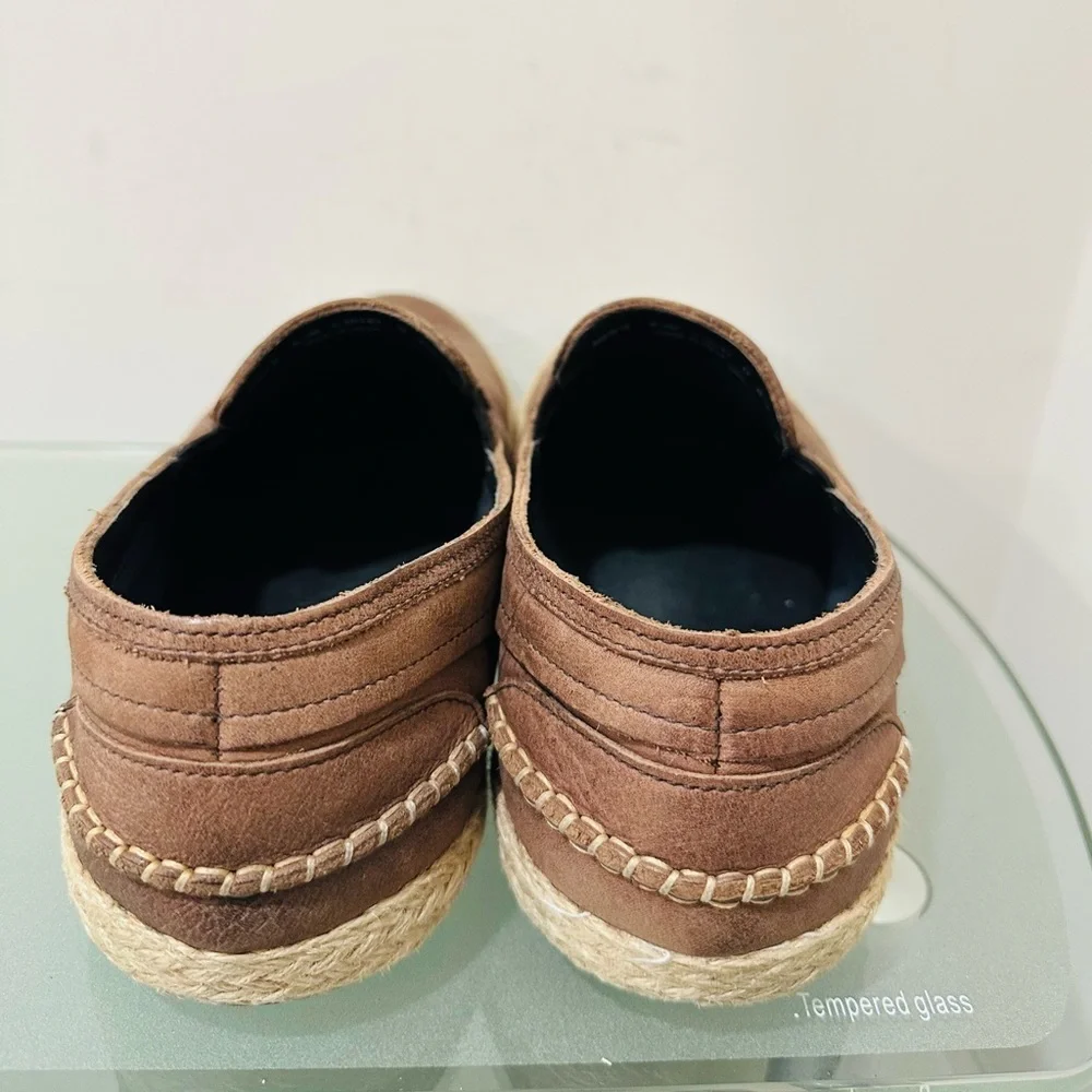 Cole Haan Slip On Loafers Shoes‎ Brown Leather Men’s Size 8,5 M