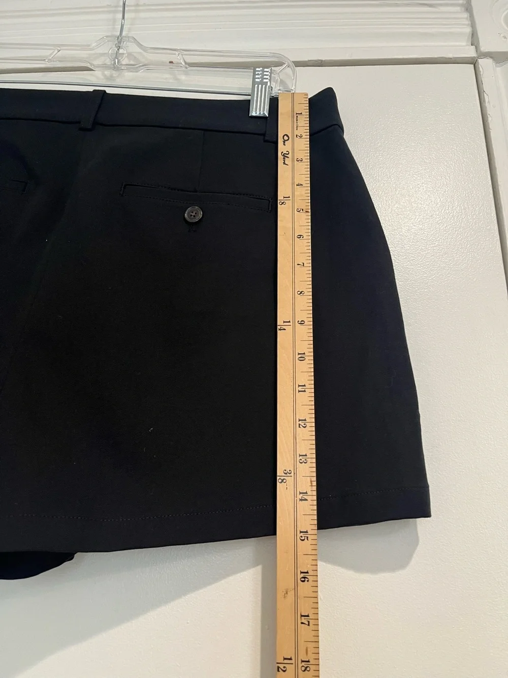 J. Crew Black Mini Skort Sz. 10