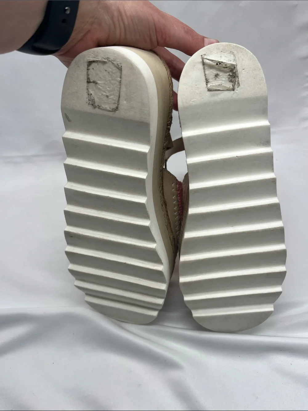 Free People Morning in Mykonos Espadrille Pink Platform Sandals