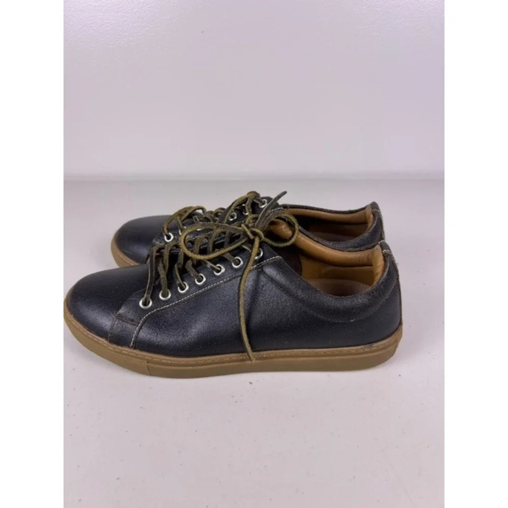 Thursday Boot Co Mens Low Top Leather Sneakers Gum Sole Casual Shoes Size 8.5