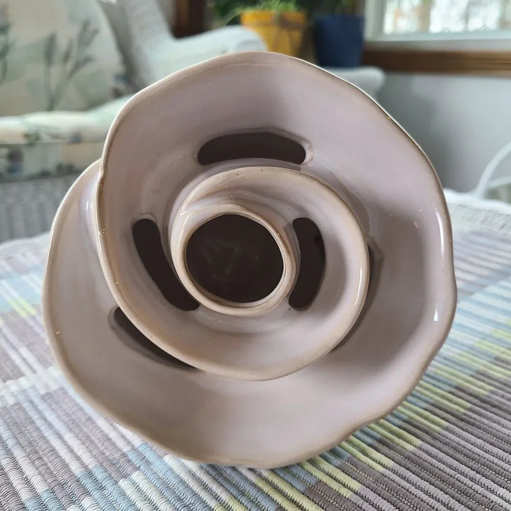 Vintage Ceramic Pottery Multi Hole 
