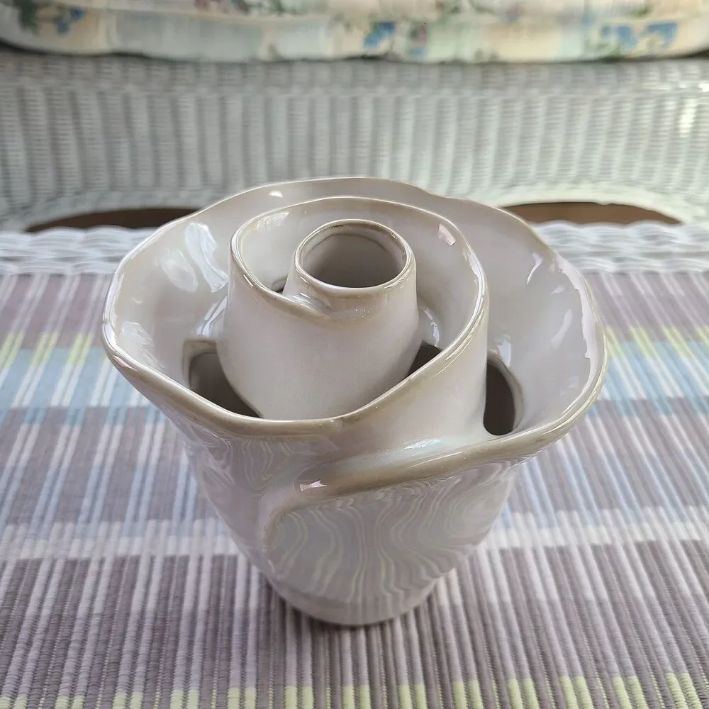 Vintage Ceramic Pottery Multi Hole 