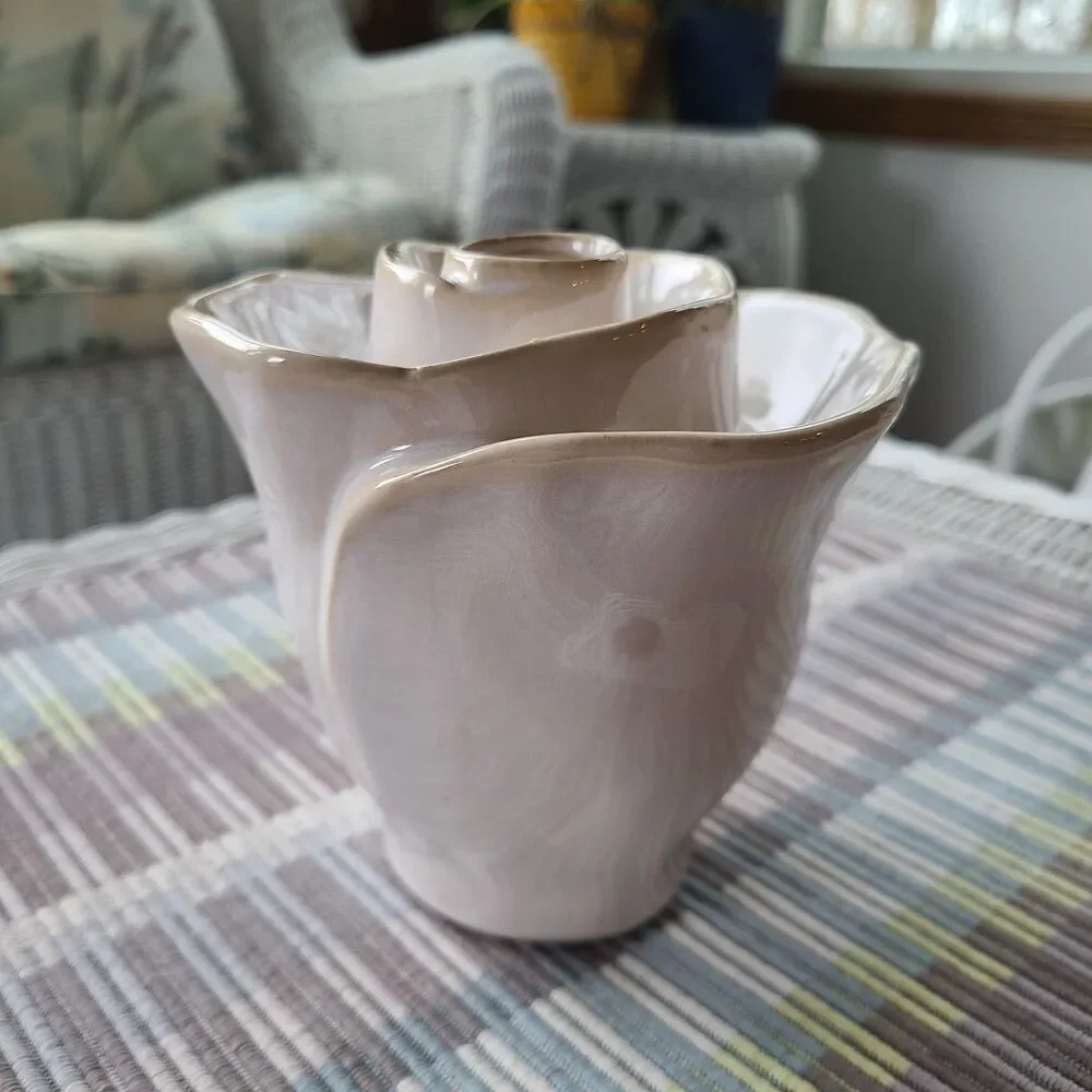 Vintage Ceramic Pottery Multi Hole 