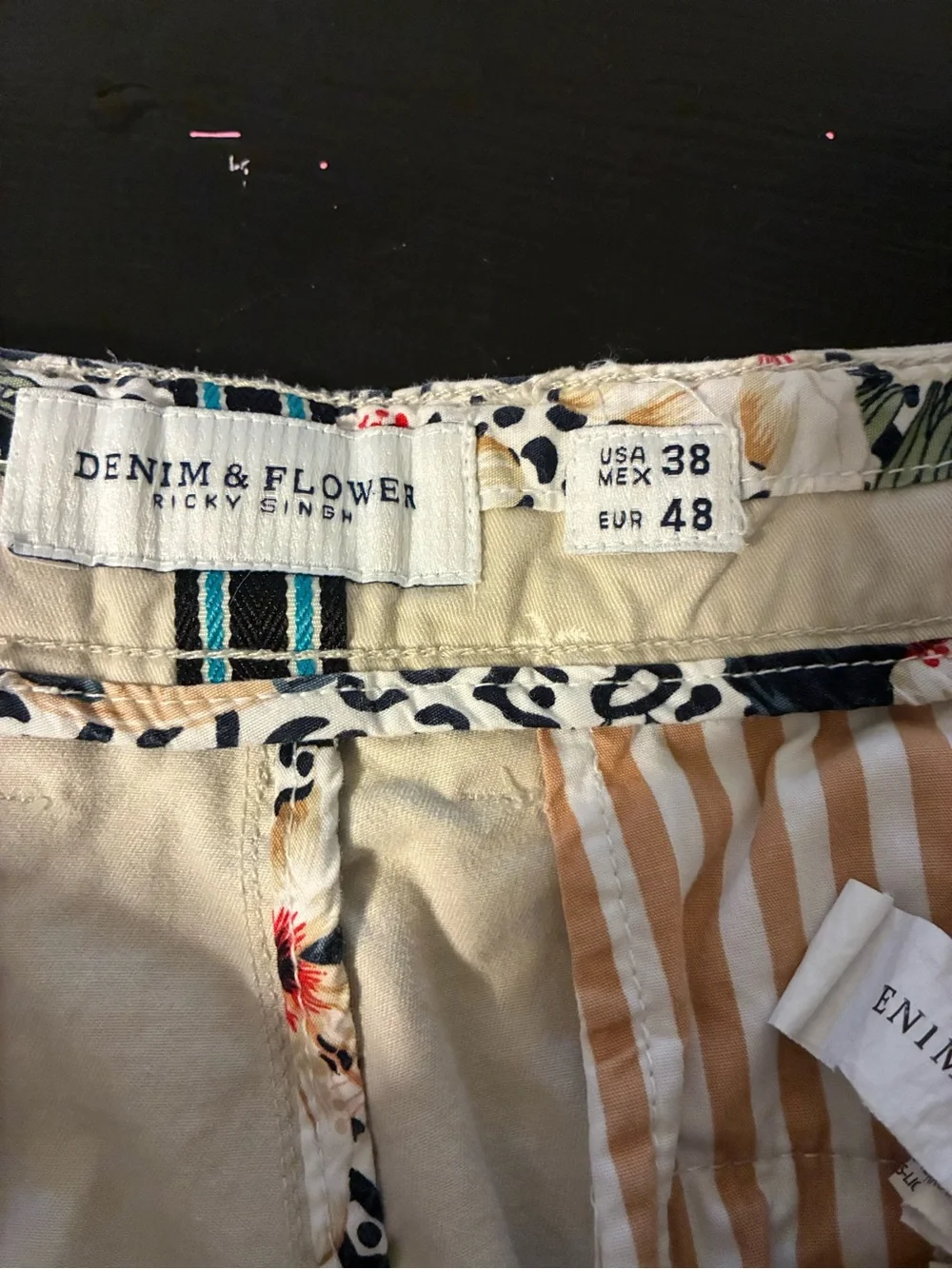 Ricky Singh denim flower