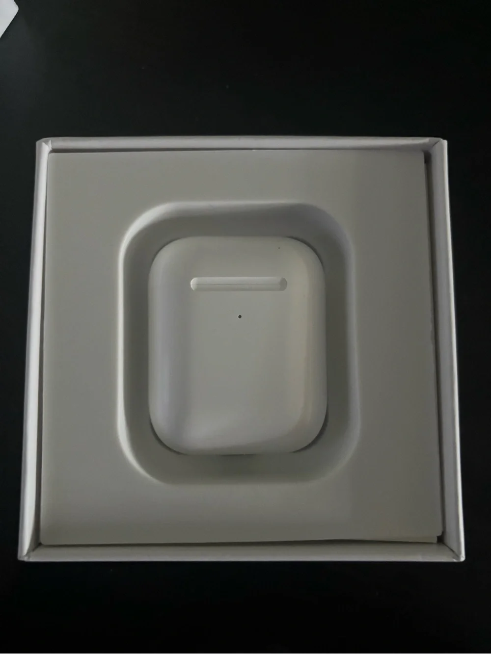 Apple airpods shown