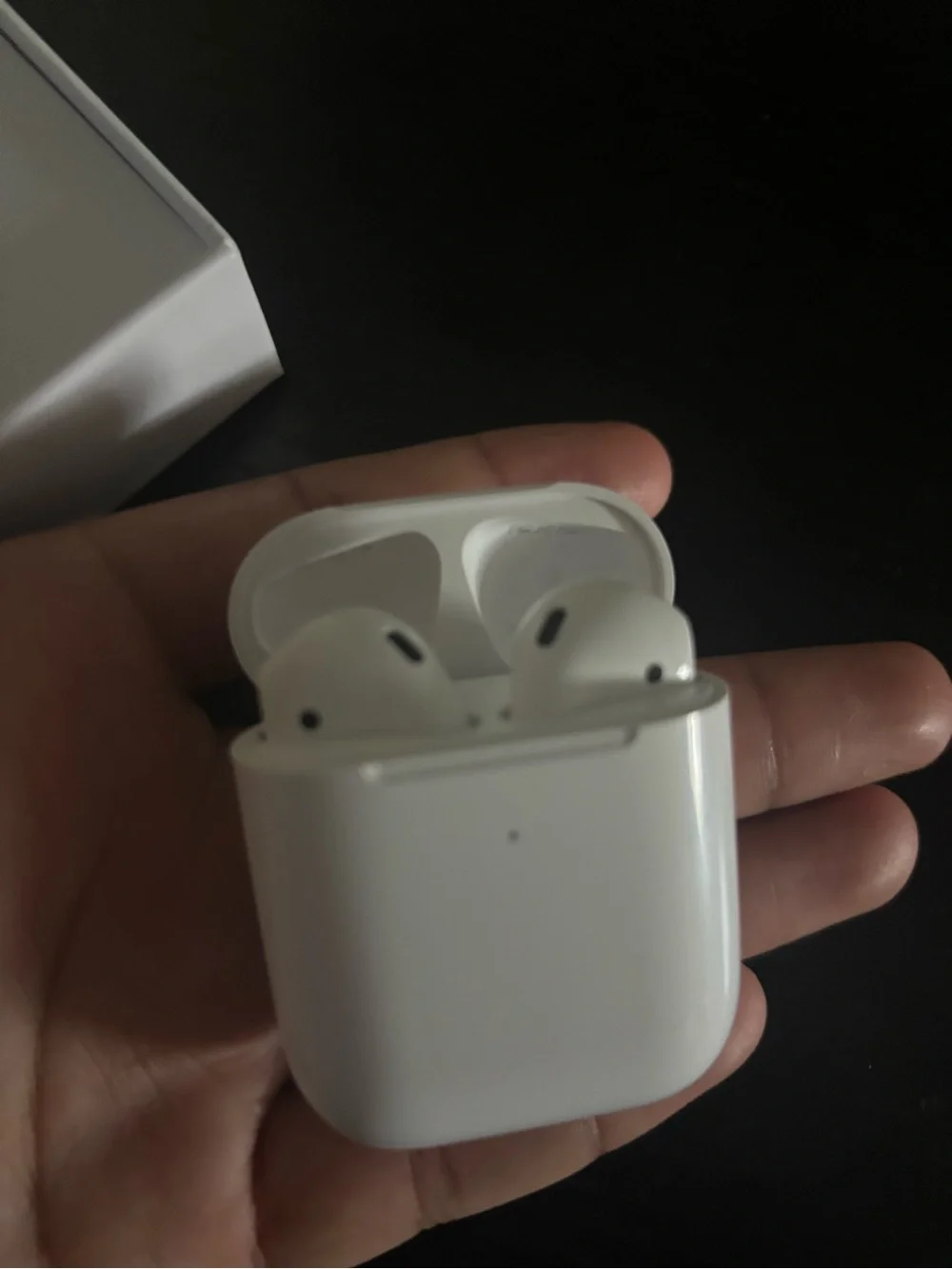 Apple airpods shown