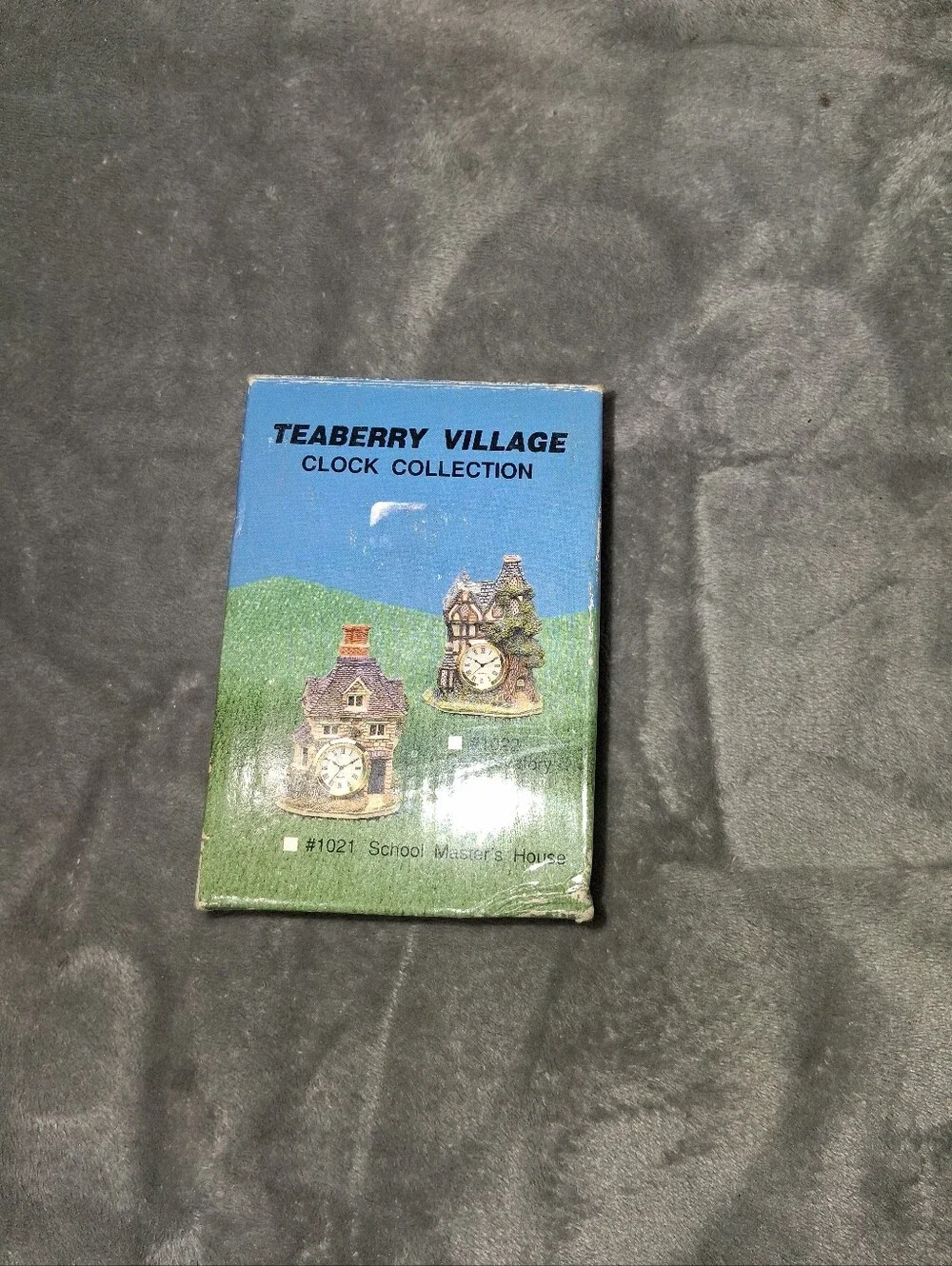 Vintage Teaberry Village #1027 Surgeon's House Clock Collection