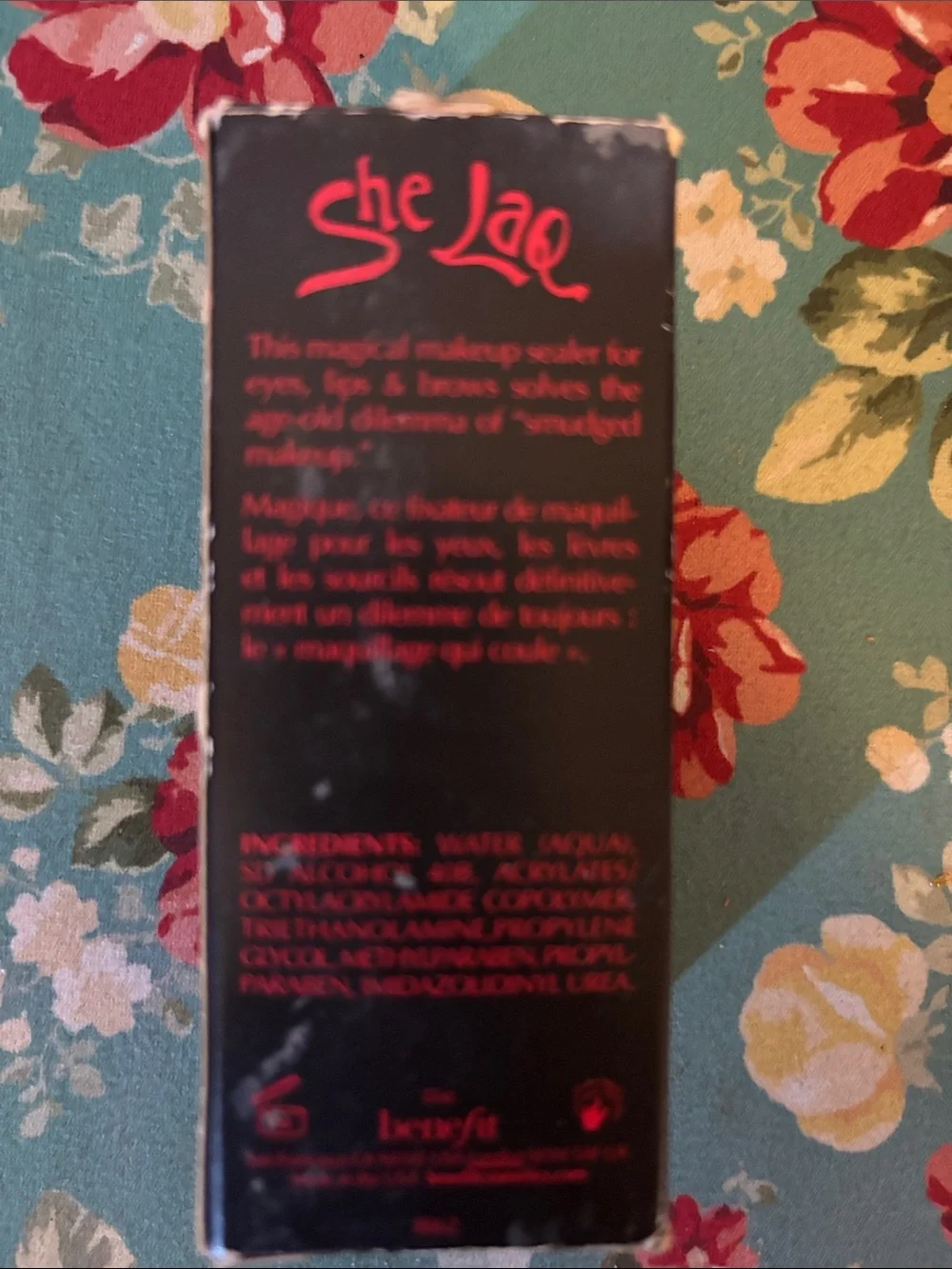 Benefit She Laq Magical Makeup Sealer, Vintage, For Display Only