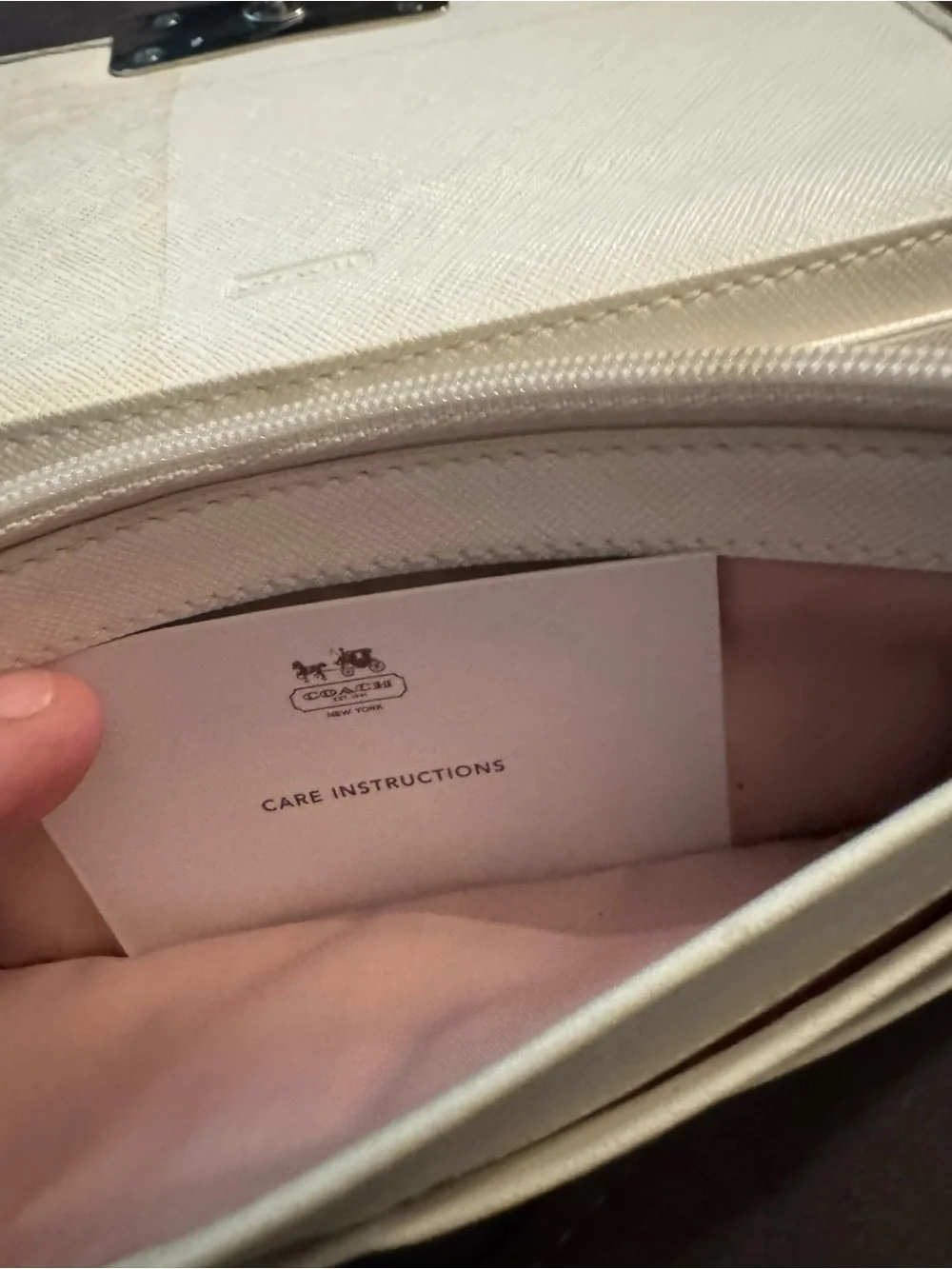 Coach Kristin Signature Slim Envelope Wallet / Checkbook Wallet