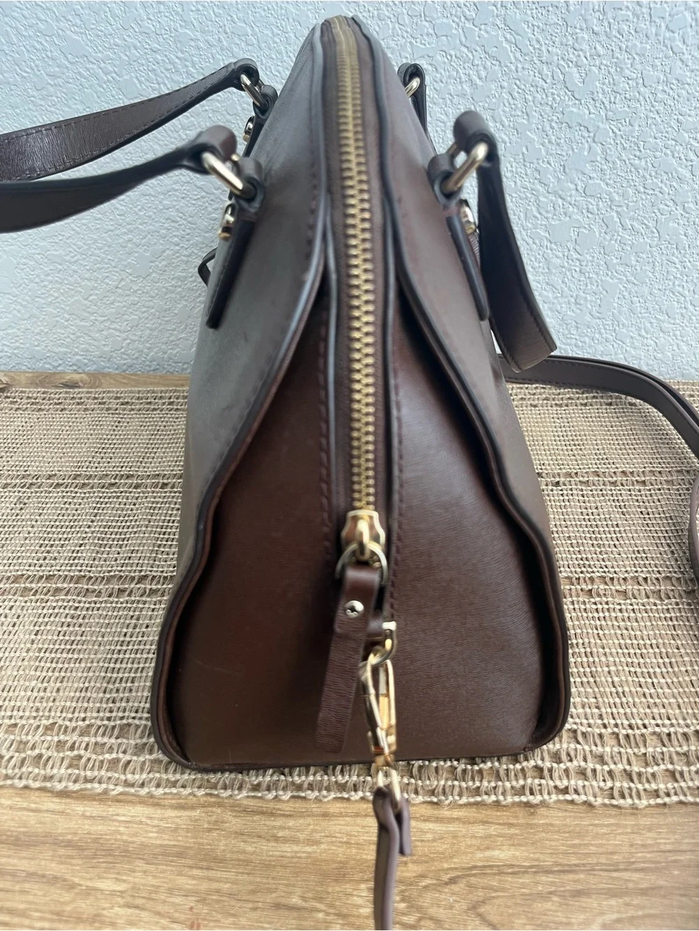 kate spade elegant shoulder brown