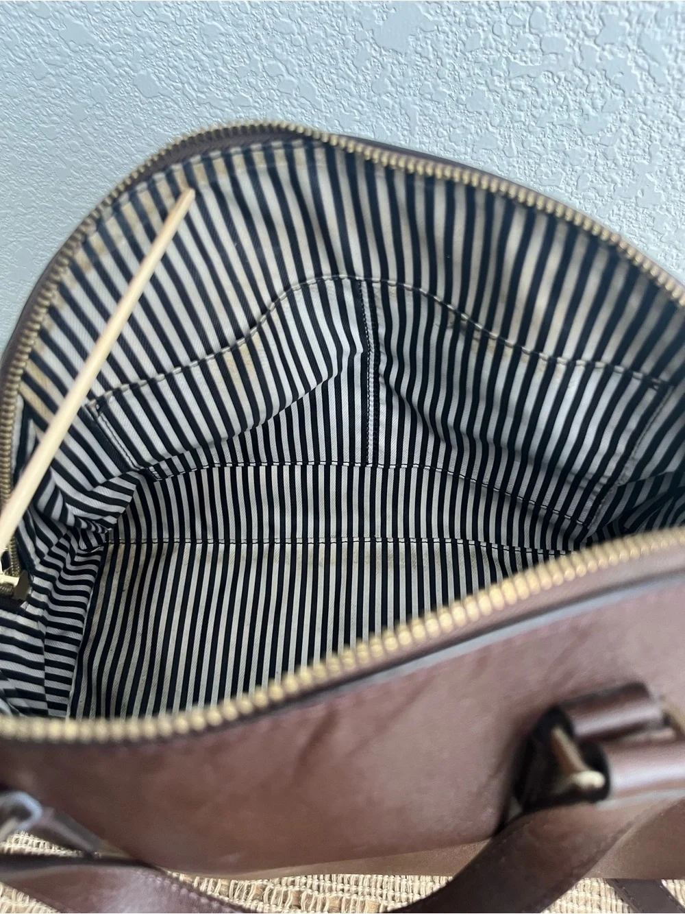 kate spade satchel leather