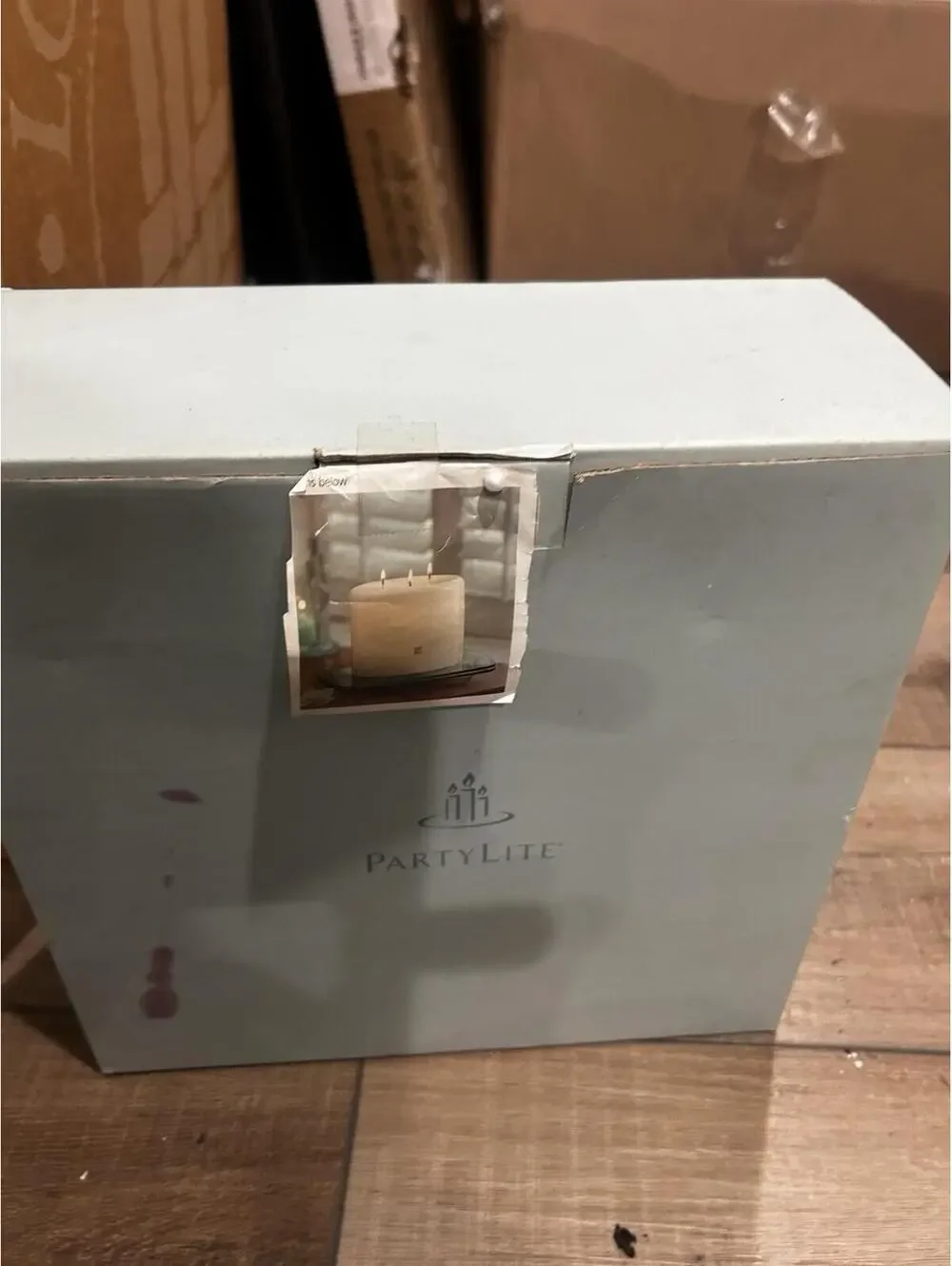 PartyLite stratus glass