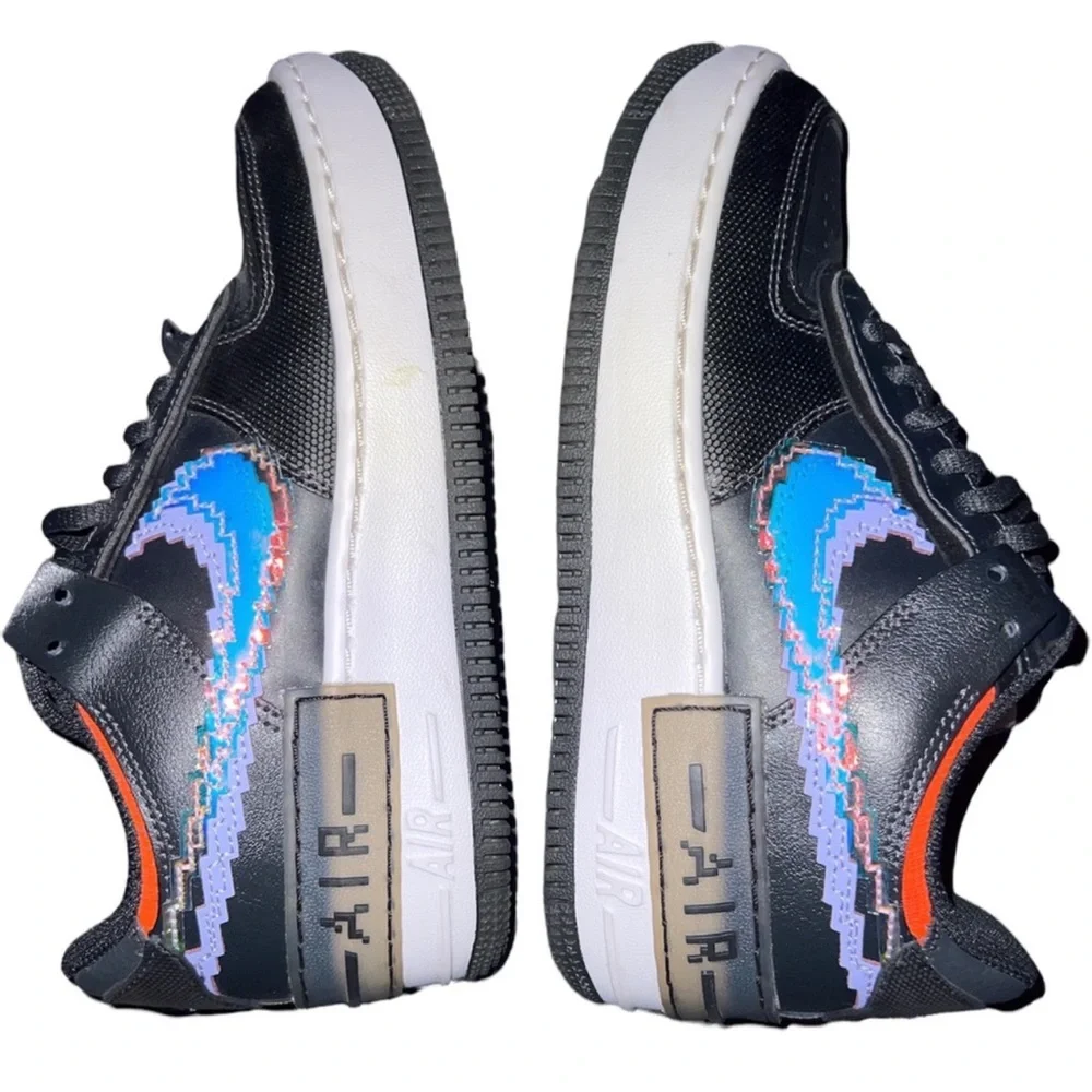 Nike size swoosh shadow