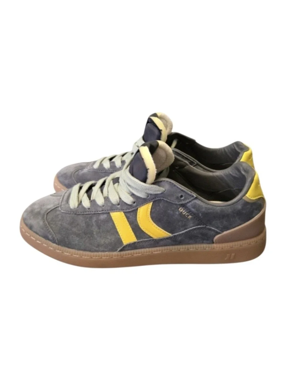 Coolway Duck Dgy Men's Urban Sneaker in Grey, Yellow, Brown, Size 9 Men. NEW!