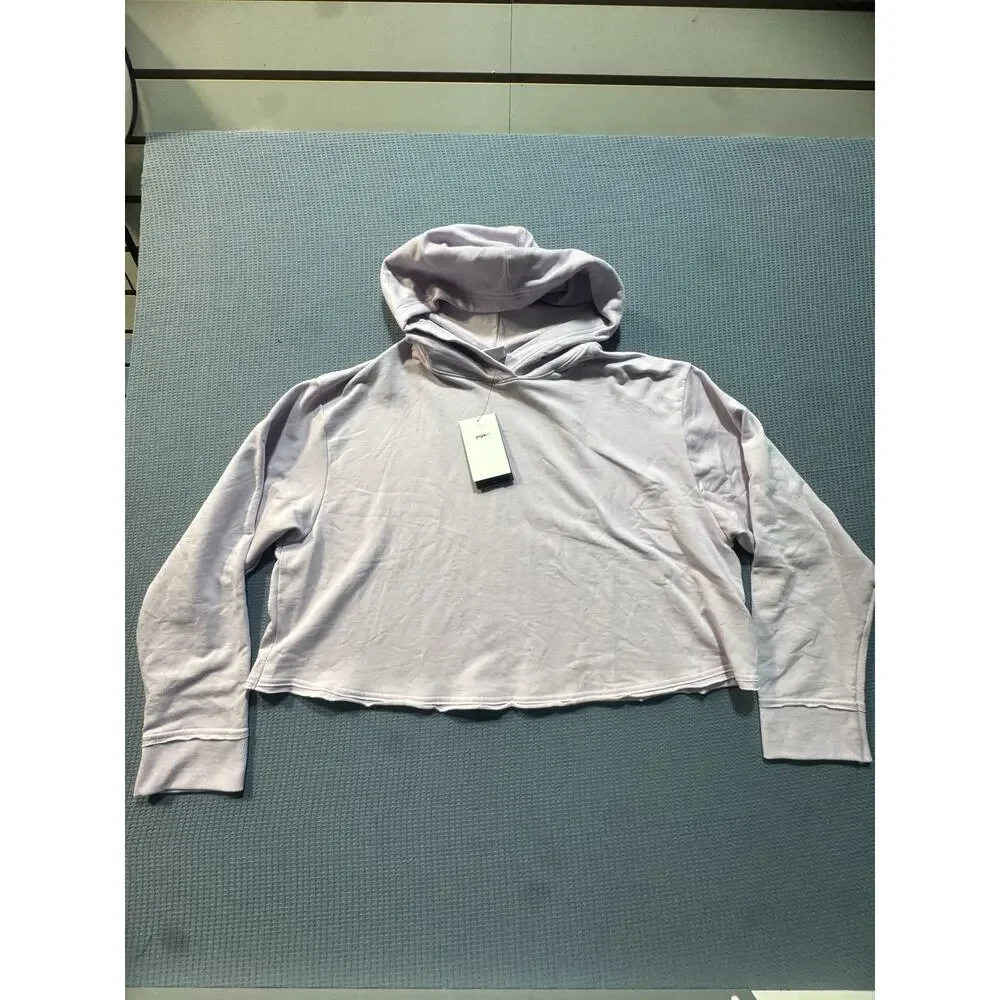 Nike‎ Yoga Luxe Cropped Fleece Hoodie Women's Plus Sz 1X Brand New
