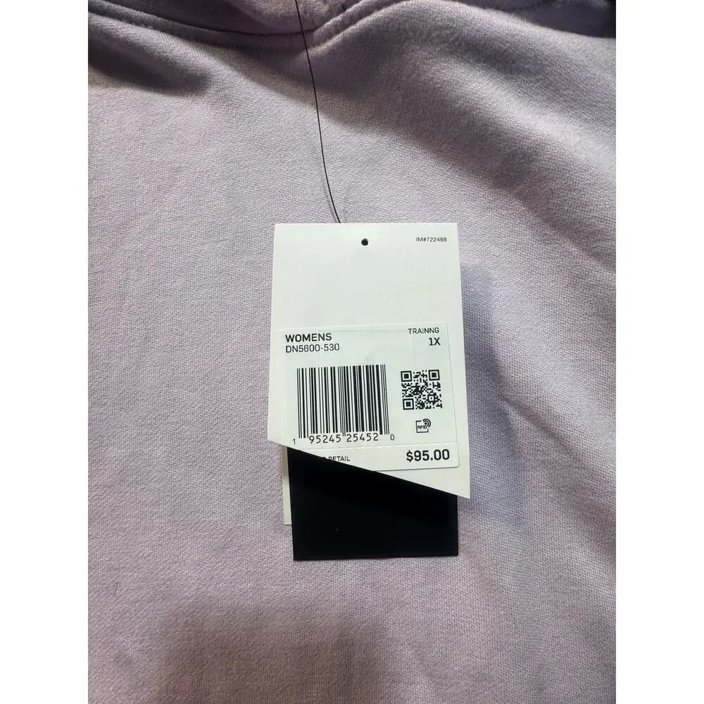 Nike‎ Yoga Luxe Cropped Fleece Hoodie Women's Plus Sz 1X Brand New