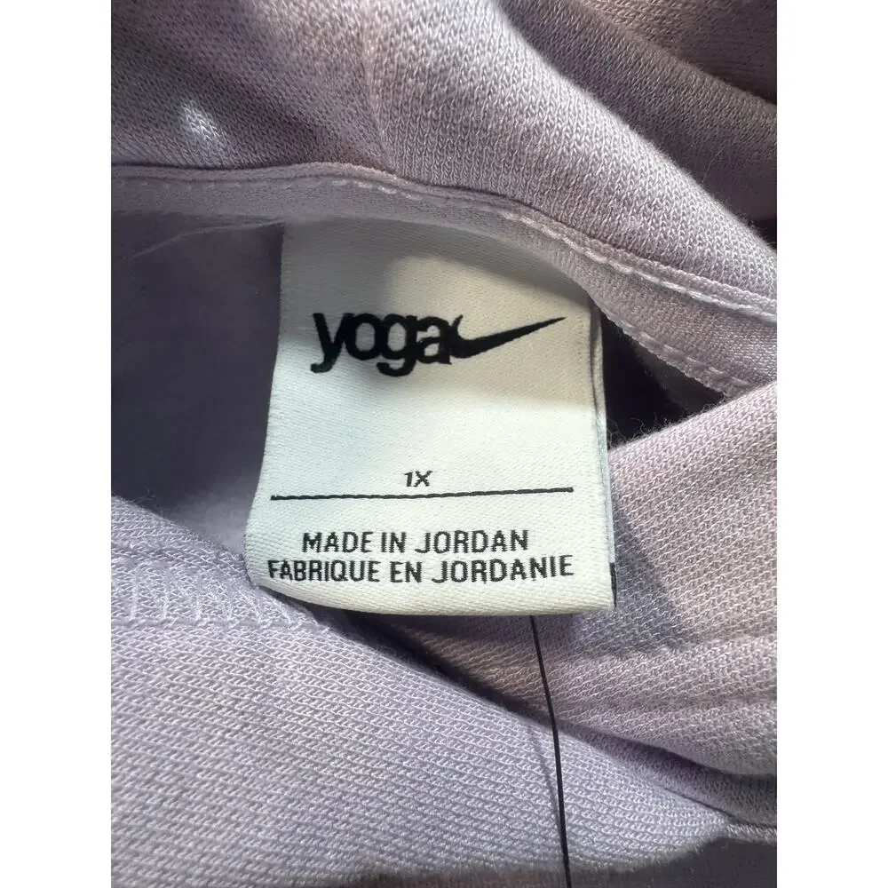 Nike‎ Yoga Luxe Cropped Fleece Hoodie Women's Plus Sz 1X Brand New