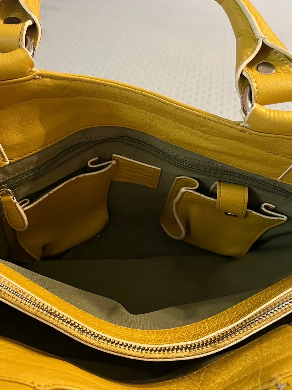 Cole Haan sections crossbody depth