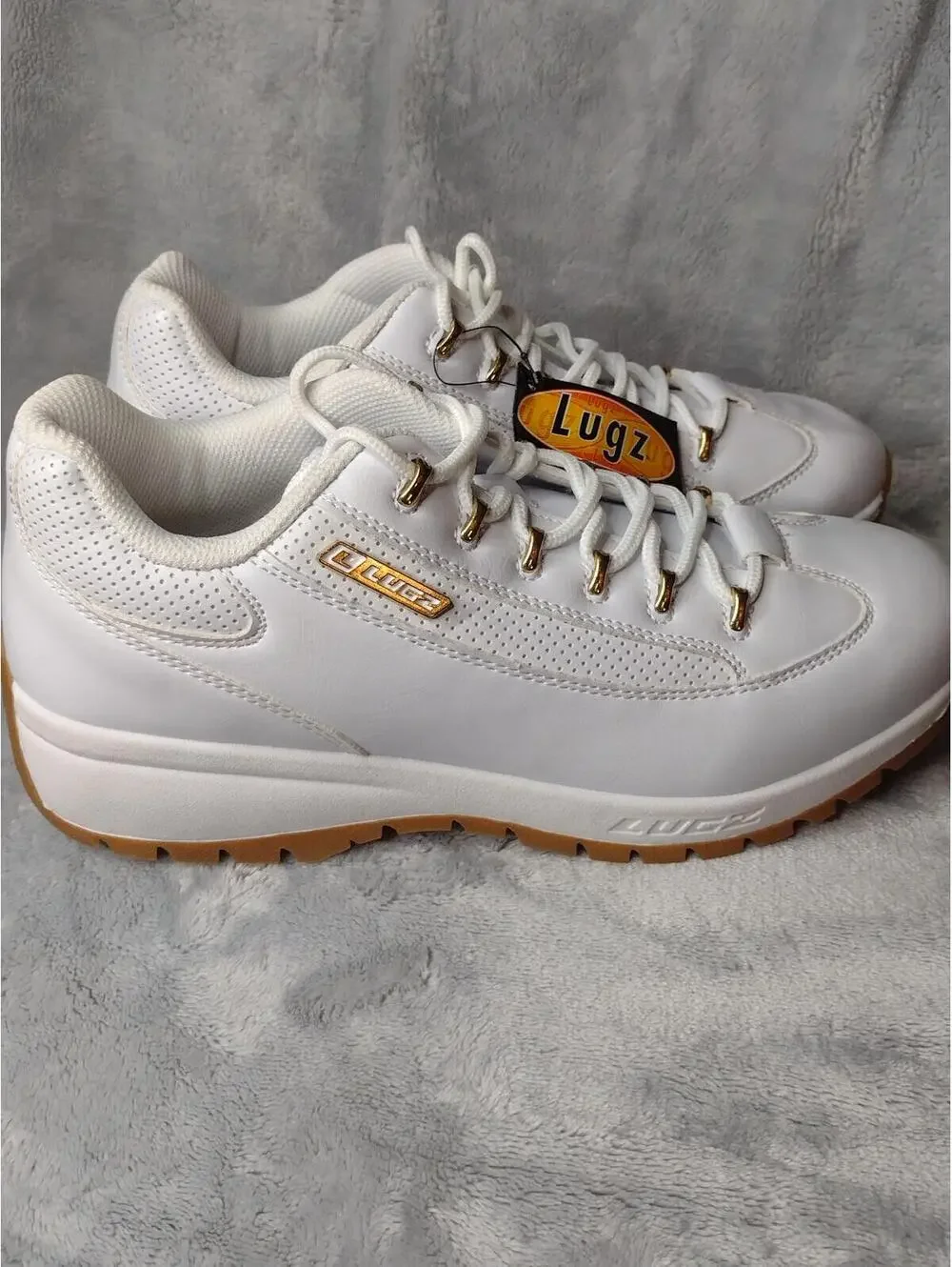 NWT Lugz Men's White/Express Sneakers Size 8.5