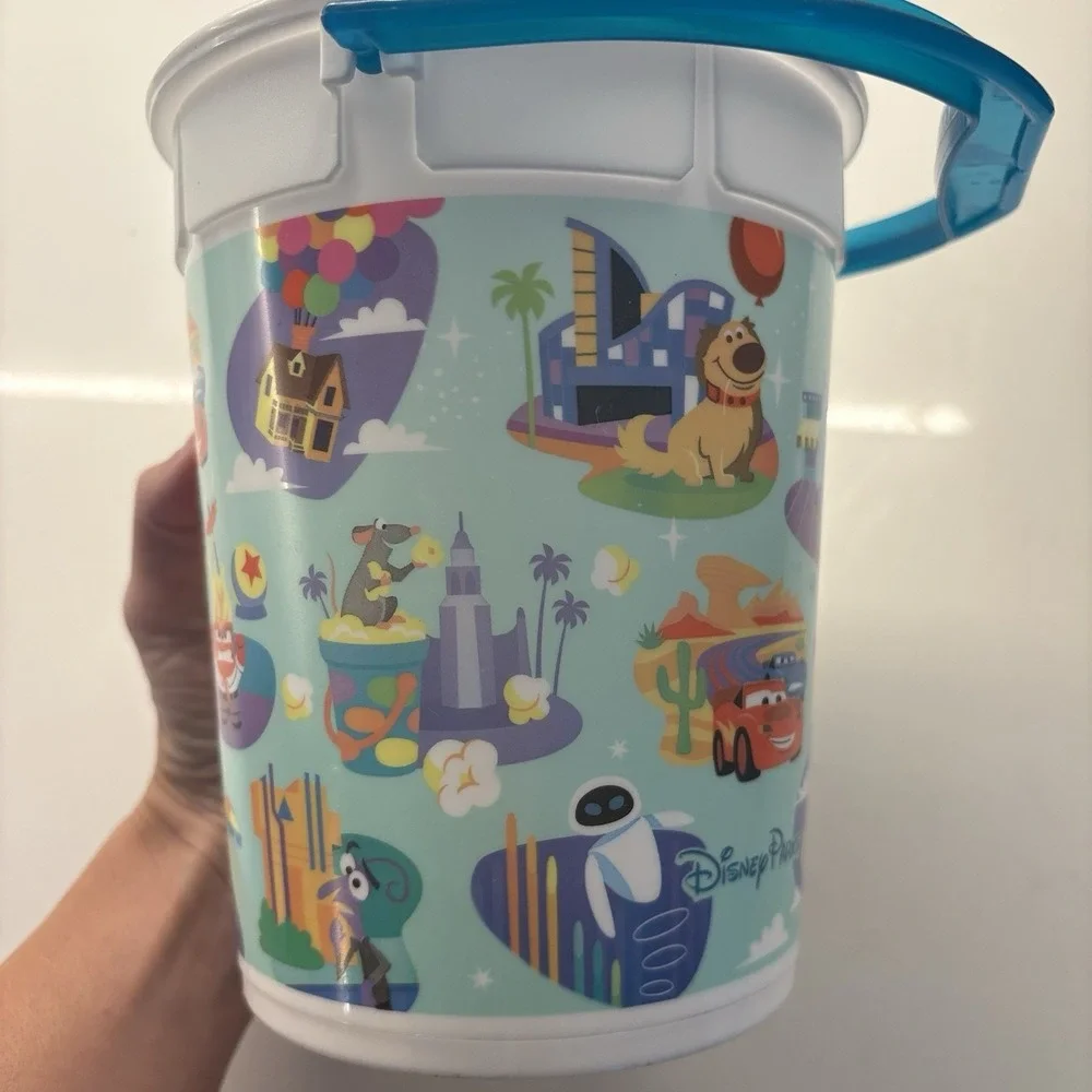Disney Parks Pixar Fest Popcorn Bucket Set Cars Monster inc Up