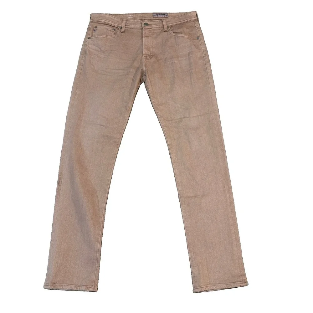 Adriano Goldschmied Tellis Jeans Modern Slim Dusty Rose AG-ED Denim Mens 34x32