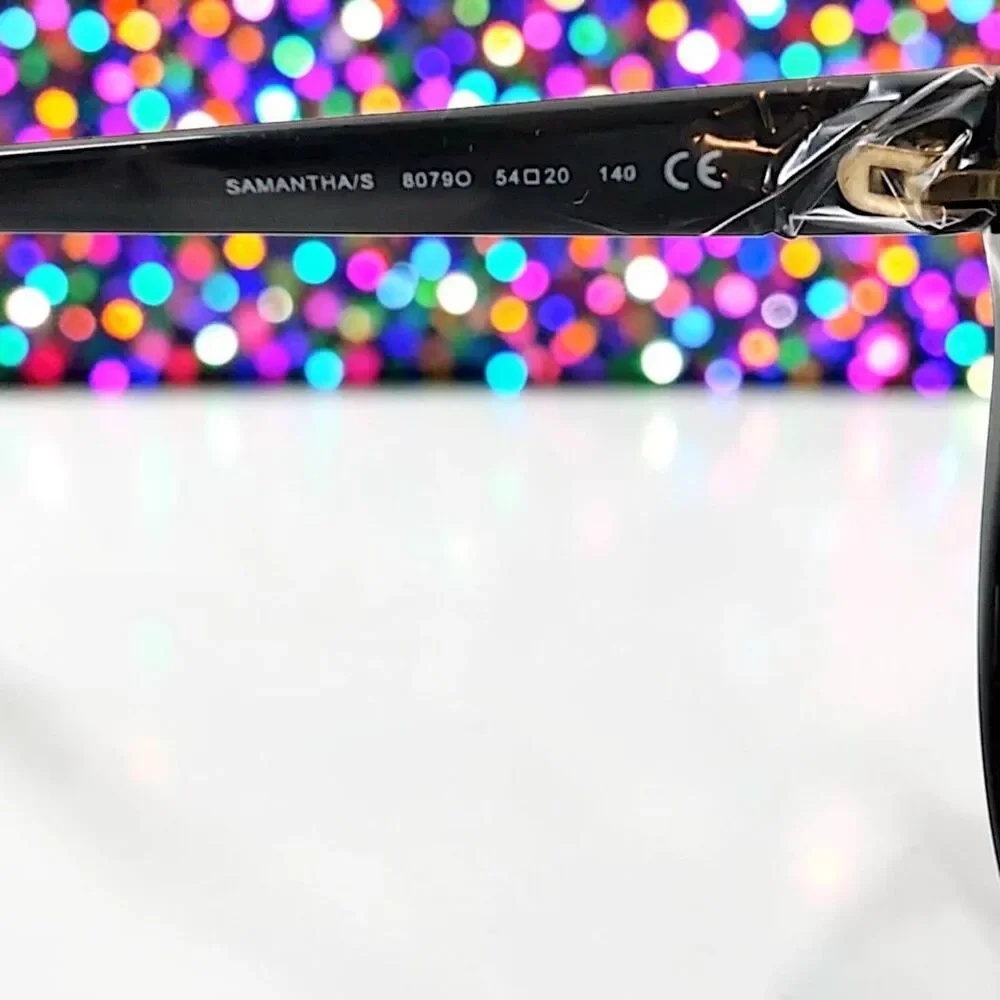 Kate Spade Women's Samantha/S 8079O Black Cat Eye Sunglasses NEW IN BAG  54mm