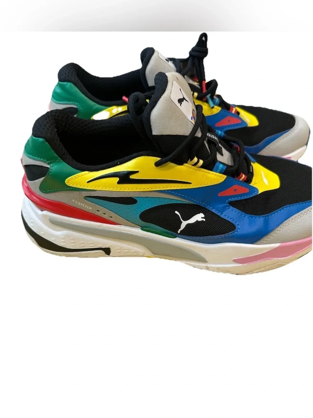 Puma Running Shoes Mens 10R System Colorful Athletic