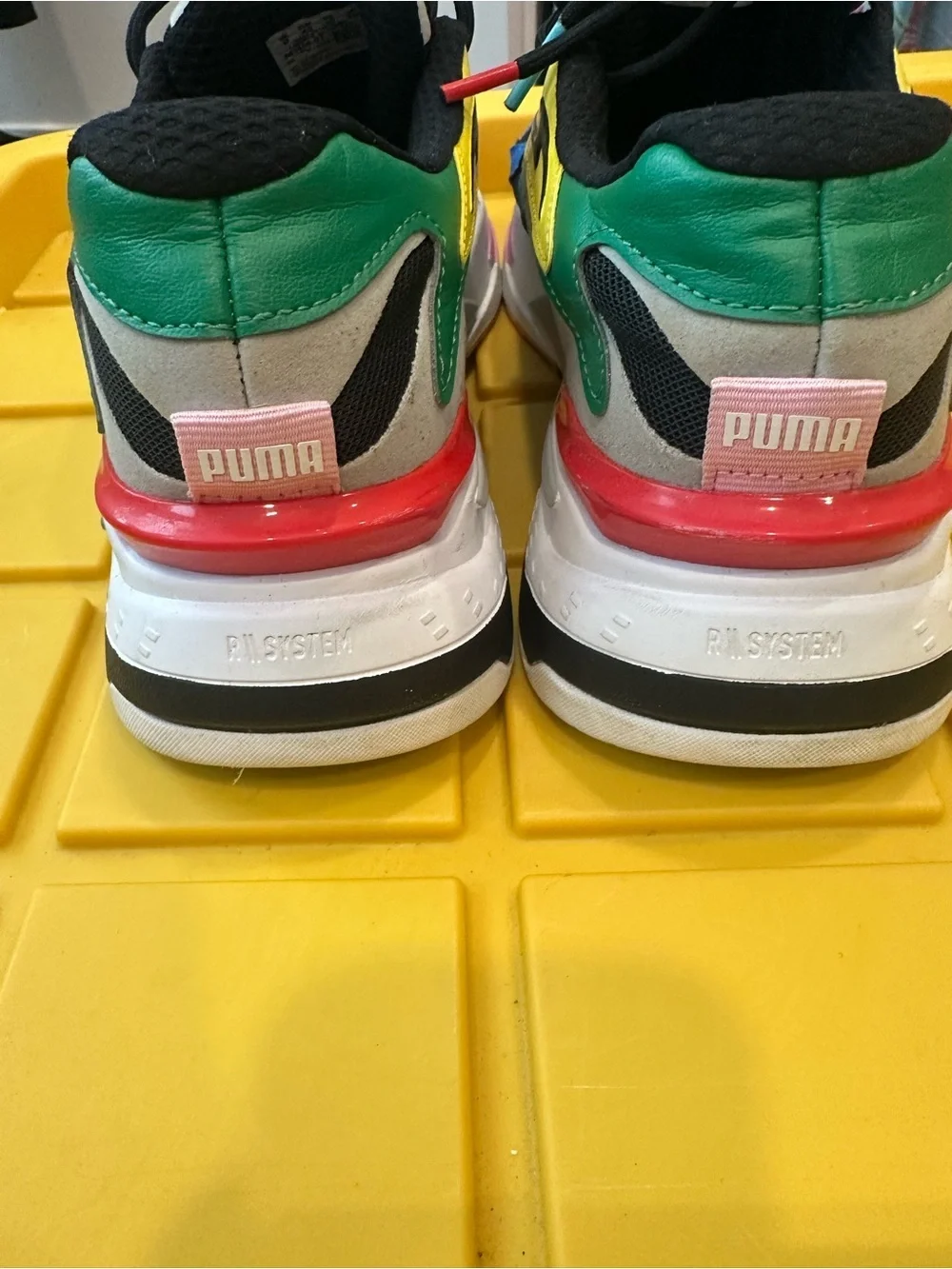 Puma Running Shoes Mens 10R System Colorful Athletic