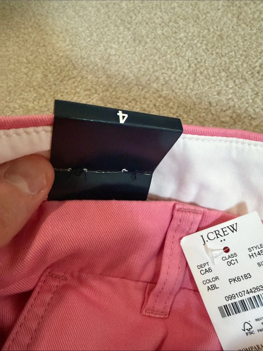 Jcrew size four brand new pink  Women’s Casual Shorts - Classic Tailored Fit