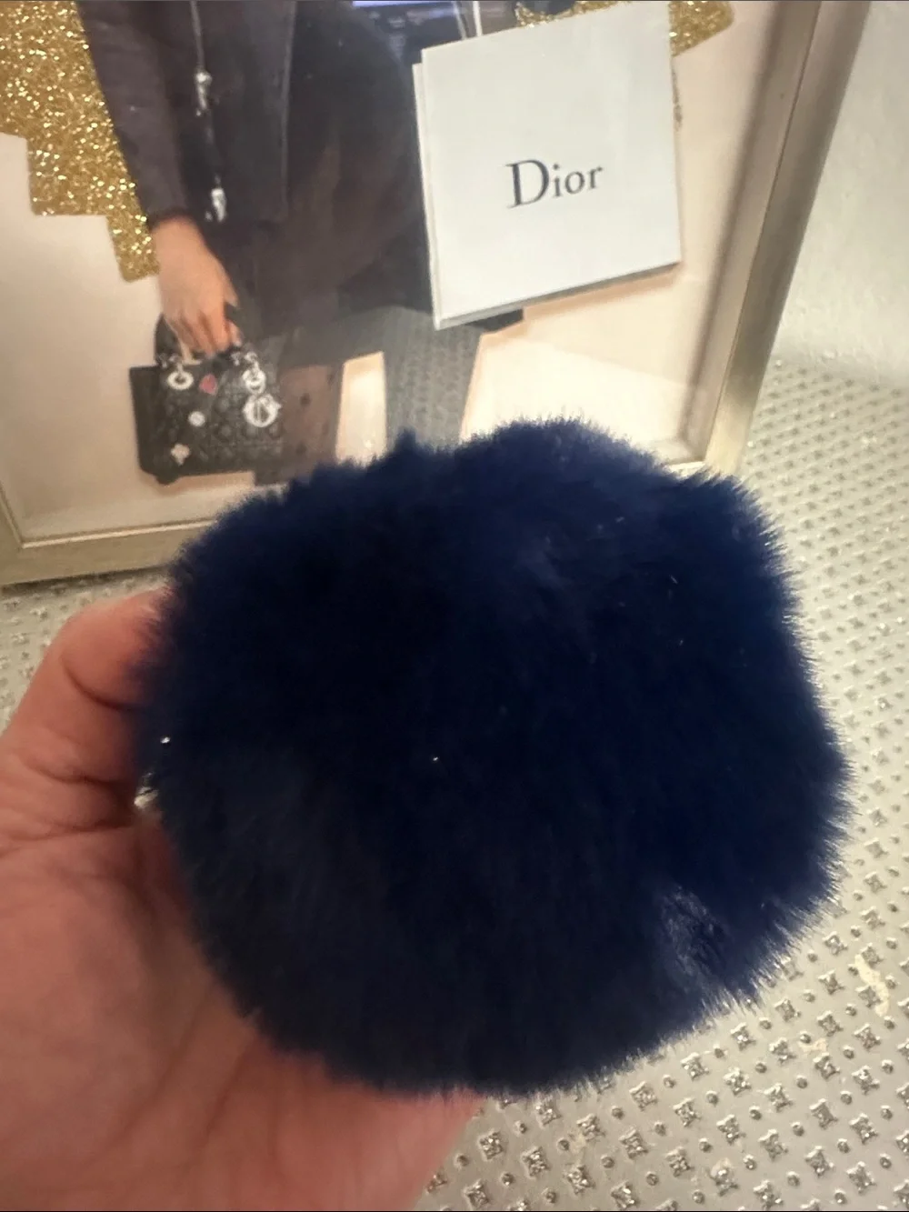 Hand Crafted plush navy