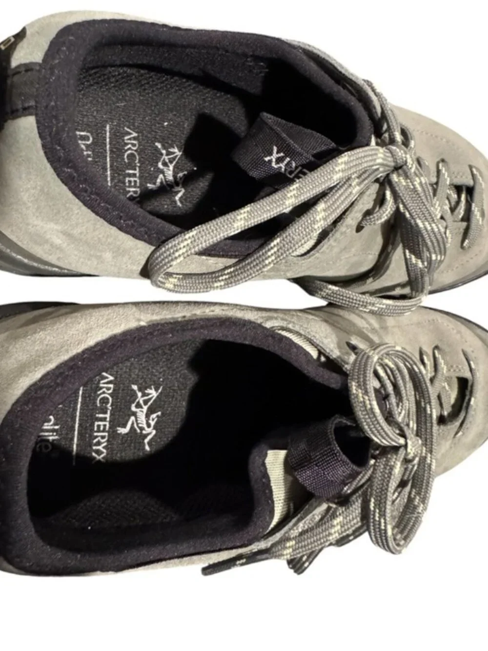 Arc'teryx Suede Approach Hiking Shoes Gray Olive Men’s 8 EU 40 EUC