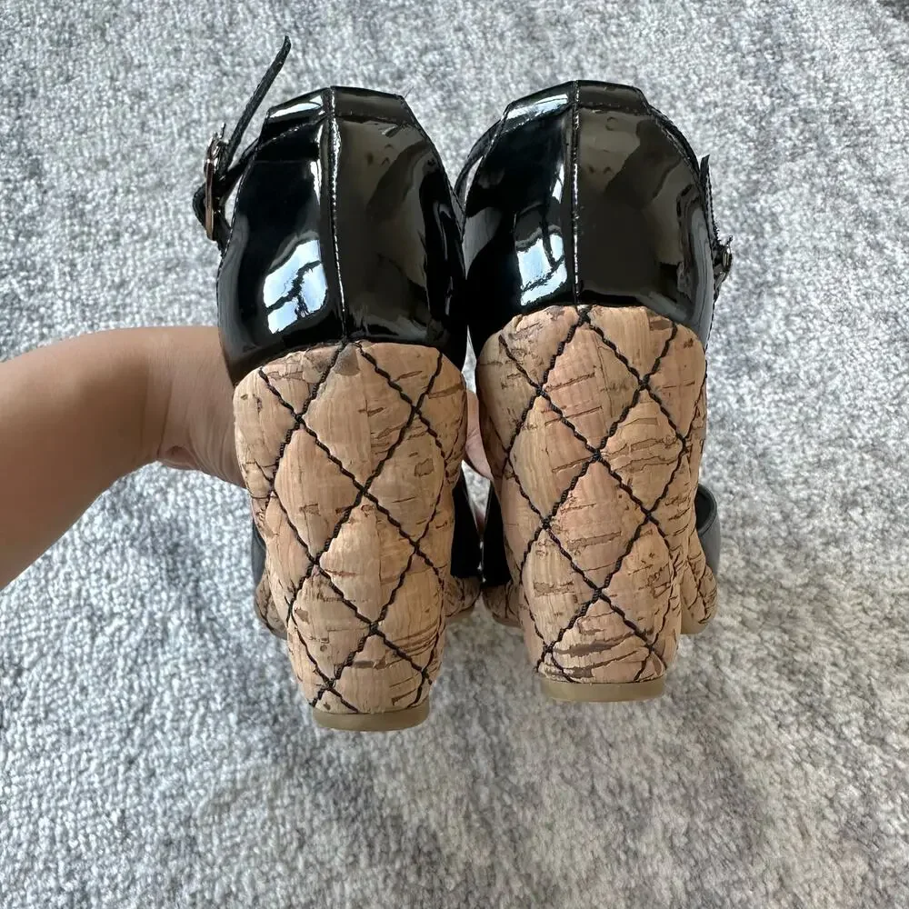 CHANEL patent leather