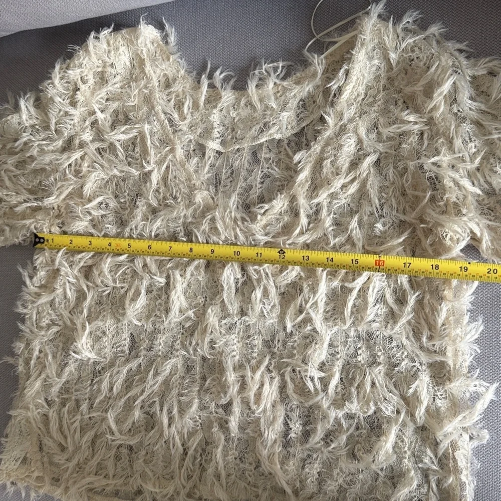 Zara cream textured