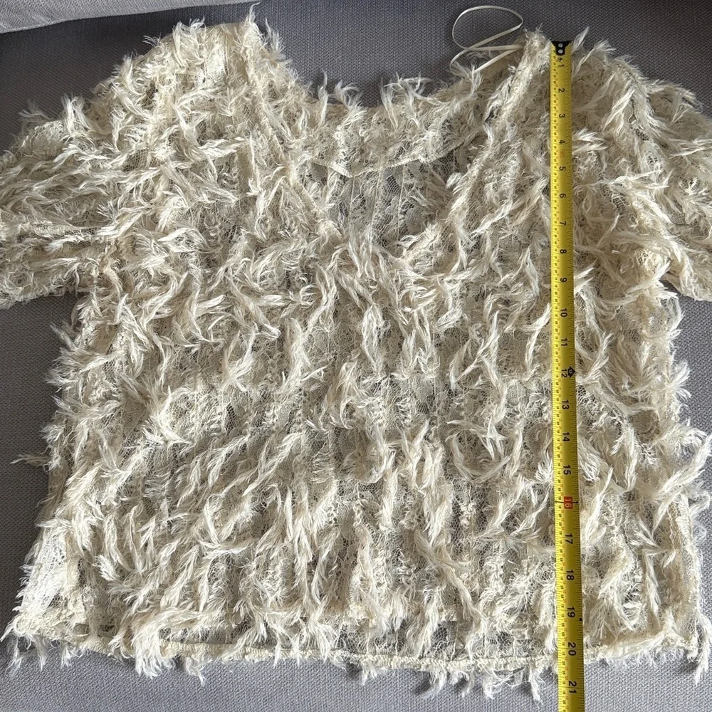 Zara cream textured