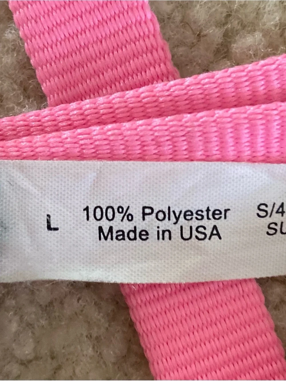 J Crew skinny pink belt size L