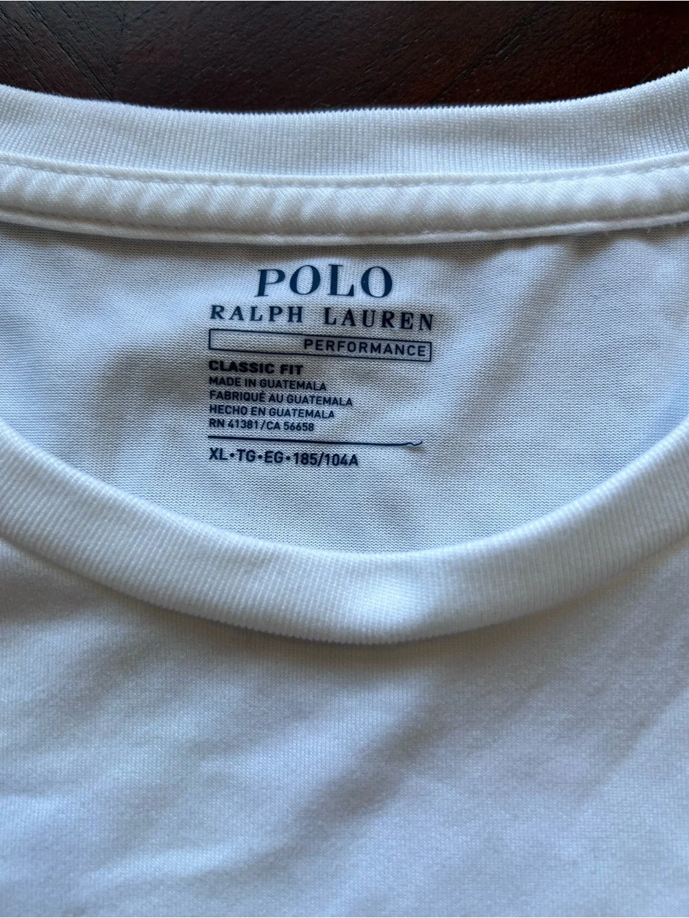 Polo Ralph Lauren simple white