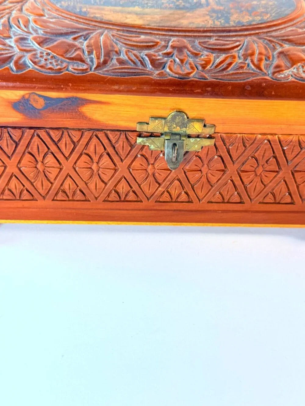 Unbranded carved box