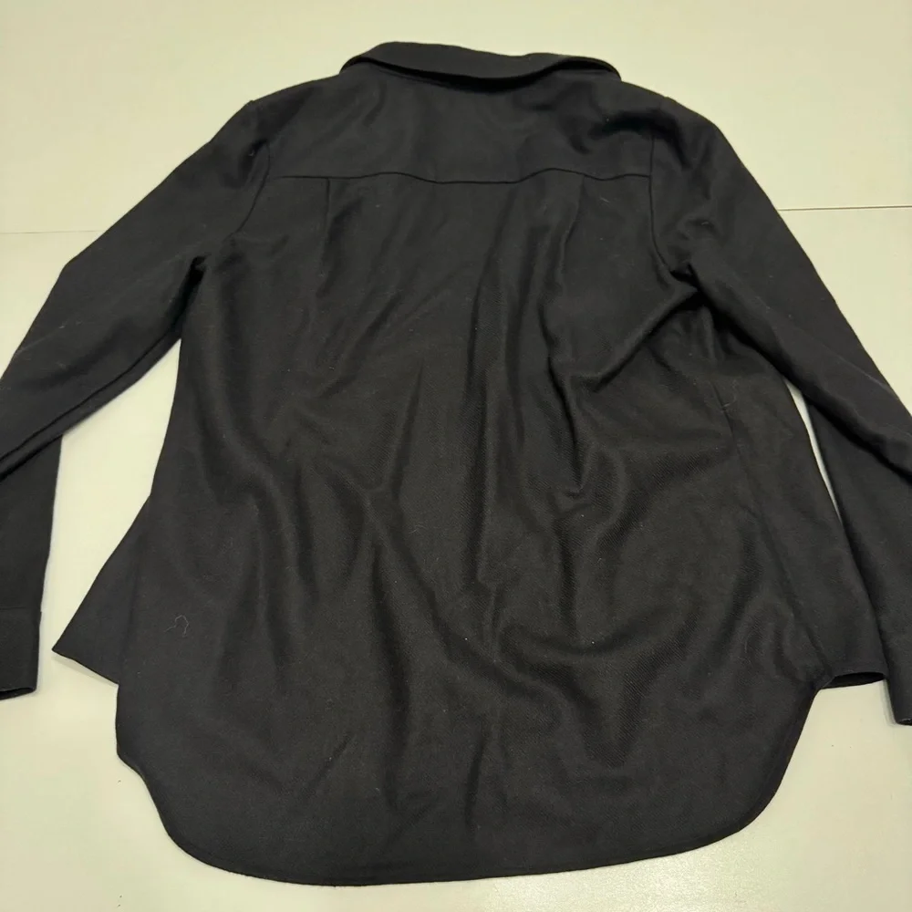 Kate spade Saturday black wool button down size S