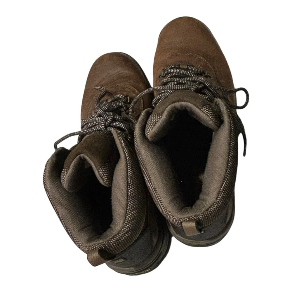 Timberland White Ledge Mid Hiking Boot Men's Brown Leather Waterproof - 12