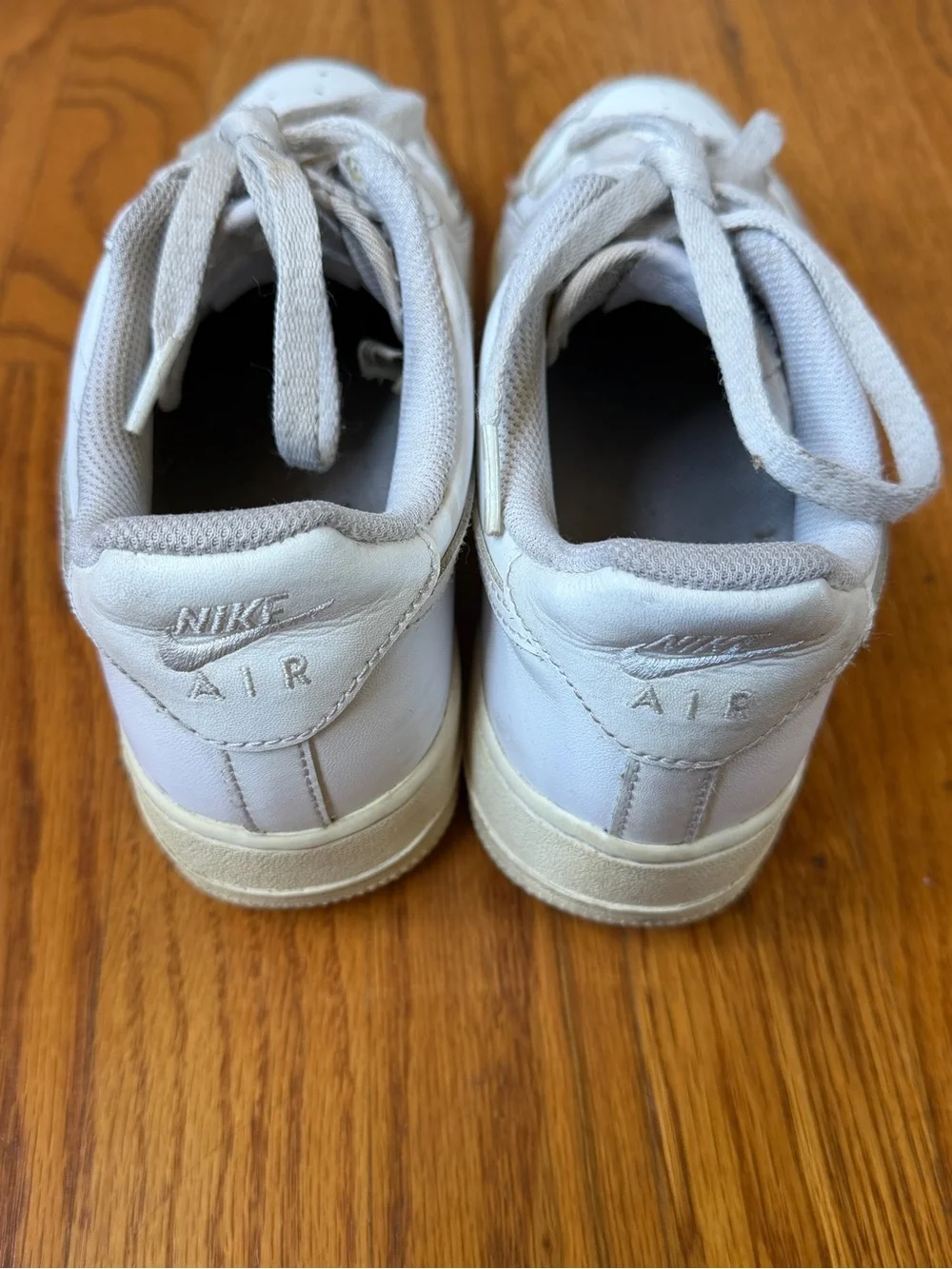 Nike Men’s Sneakers — White with Light Gray Accents