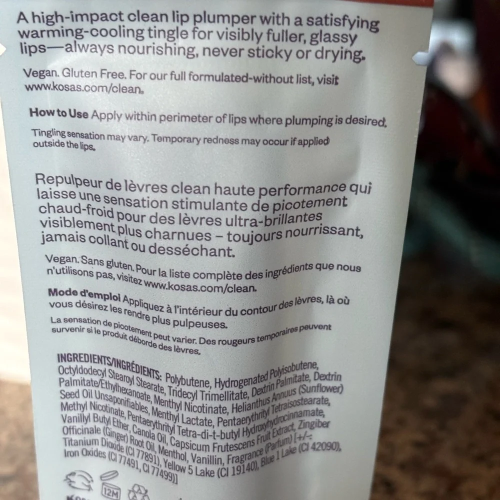 Kosas sheer plumping