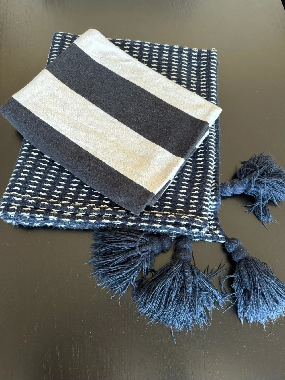 West Elm soft navy