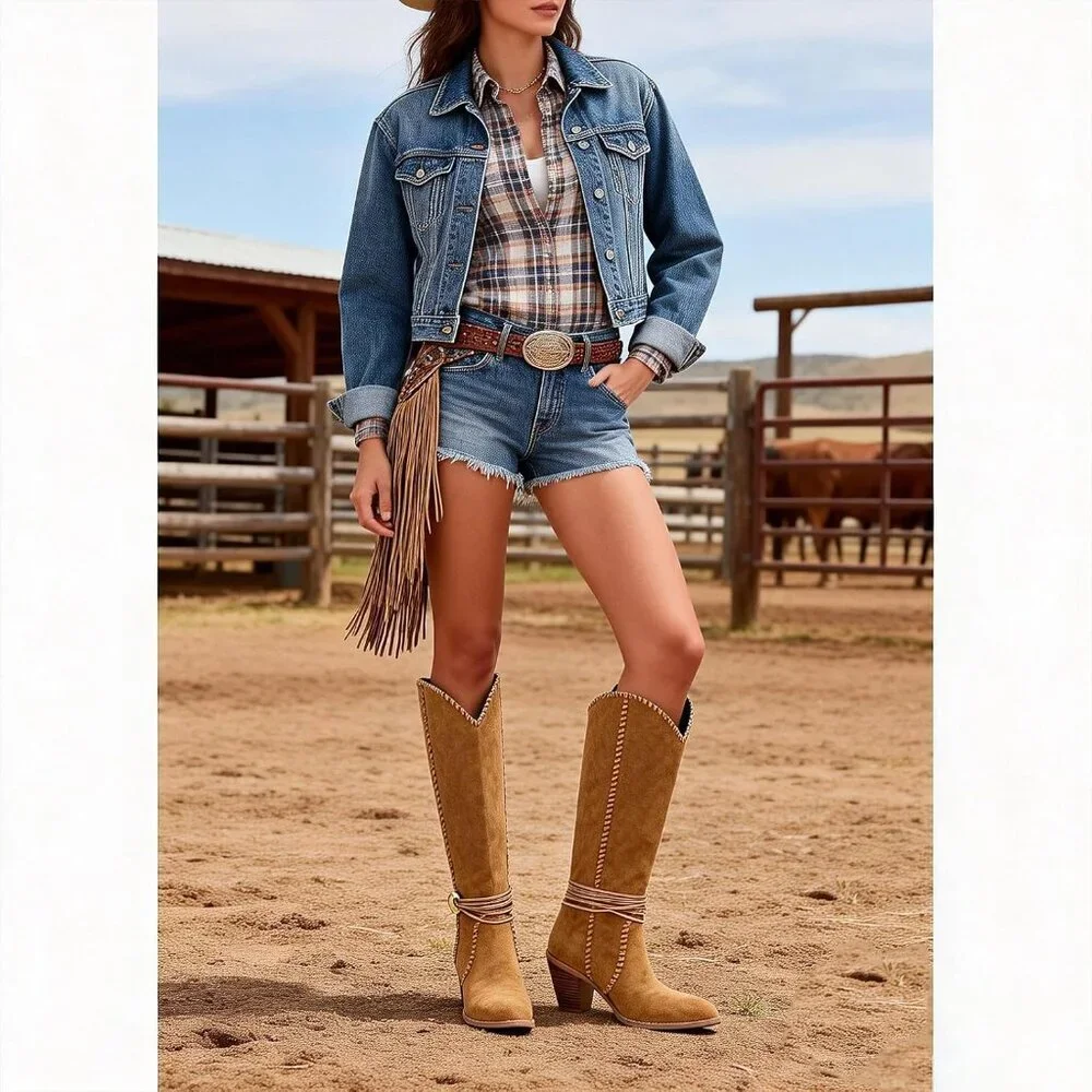 N/A cowboy boots