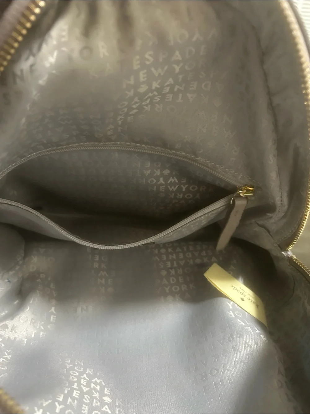 kate spade spade preloved gray
