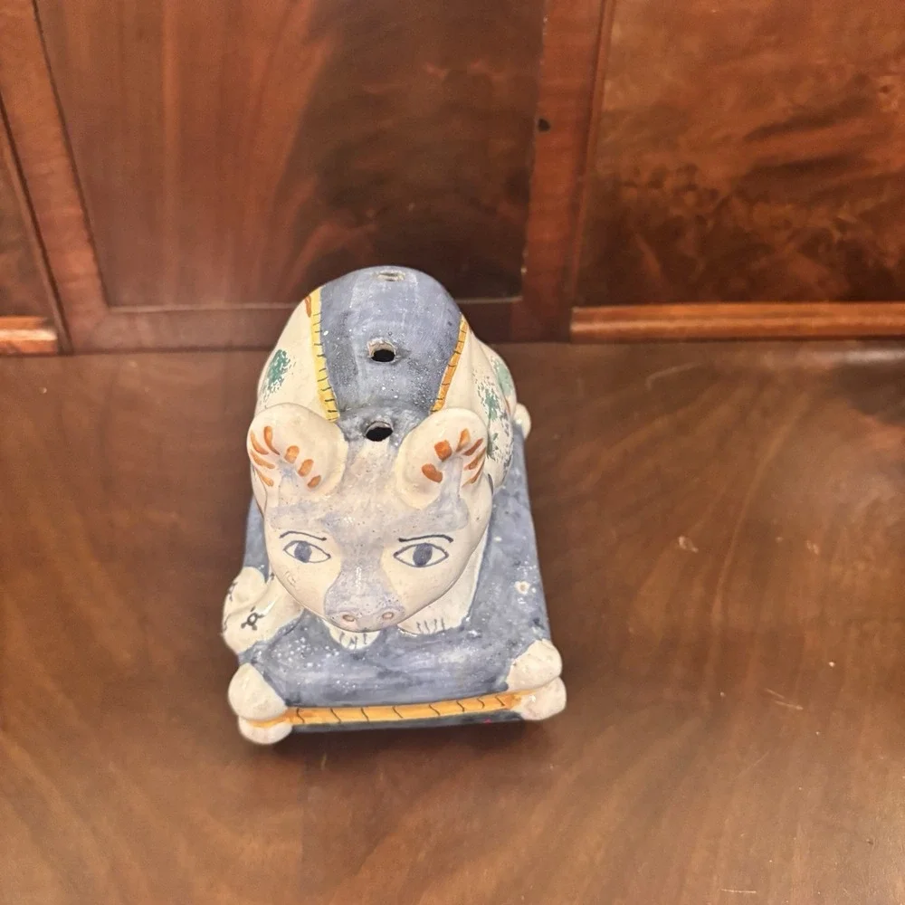 Handmade figurine primitive rustic