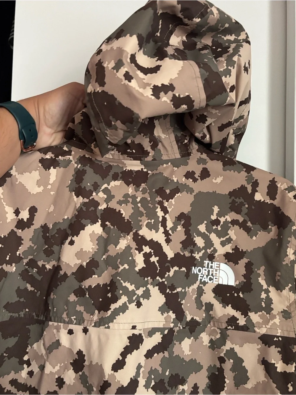 The North Face camouflage shell