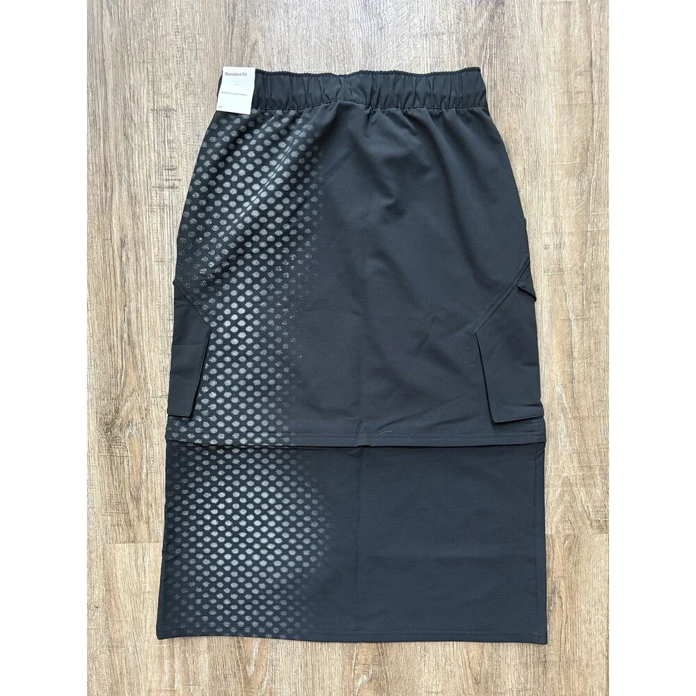 Nike Jordan Convertible Utility Skirt Black Honeycomb Womens Sz Small HQ6066-010
