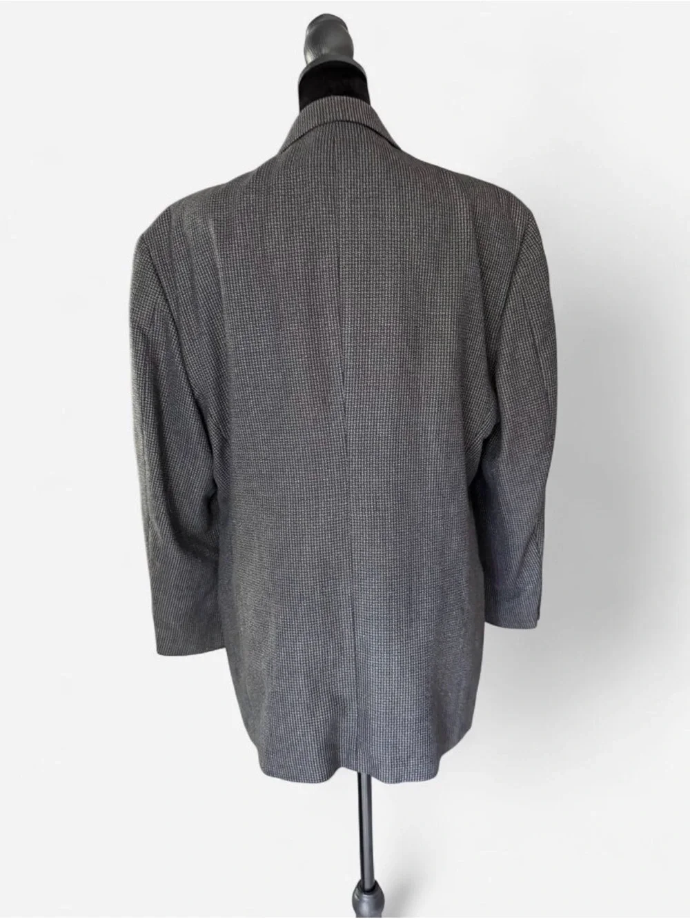 Haggar Collections Gray Textured Sport Coat Blazer Men’s Classic 3 Button