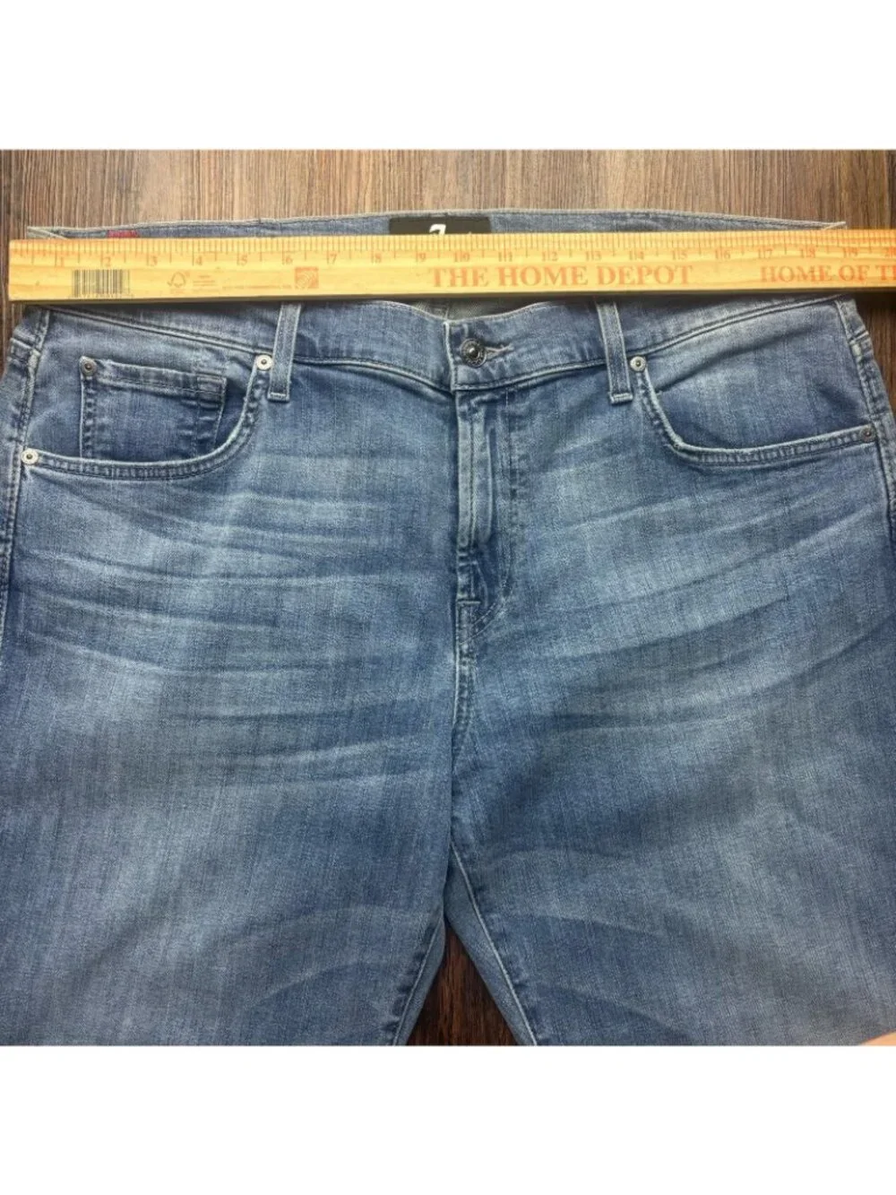 7 For All Mankind Carsen Luxe Performance Jeans Light Wash Men’s Size 38