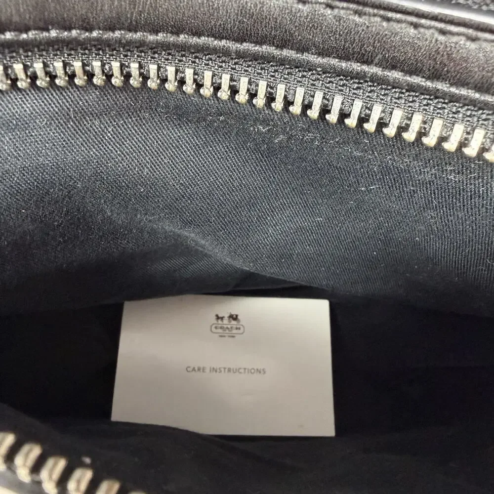 Coach Legacy Rory 19892 Black Leather Satchel Purse Shoulder Bag